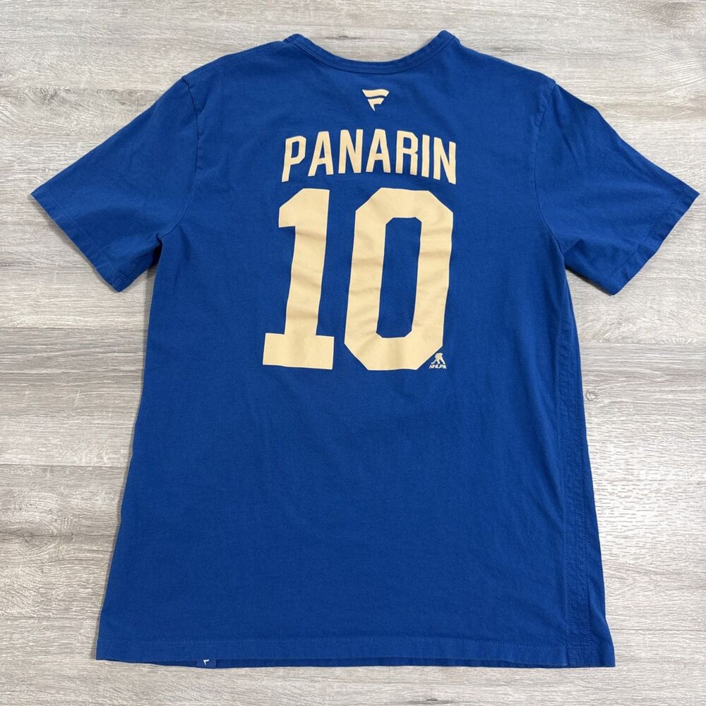 Artemi Panarin Shirt New York Rangers Men’s Medium Fanatics Blue NHL Blueshirts